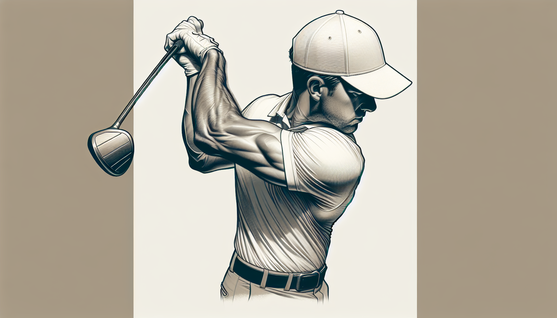Golf Backswing Drill To Make A Full Shoulder Turn - Pull Your Right Shoulder Back