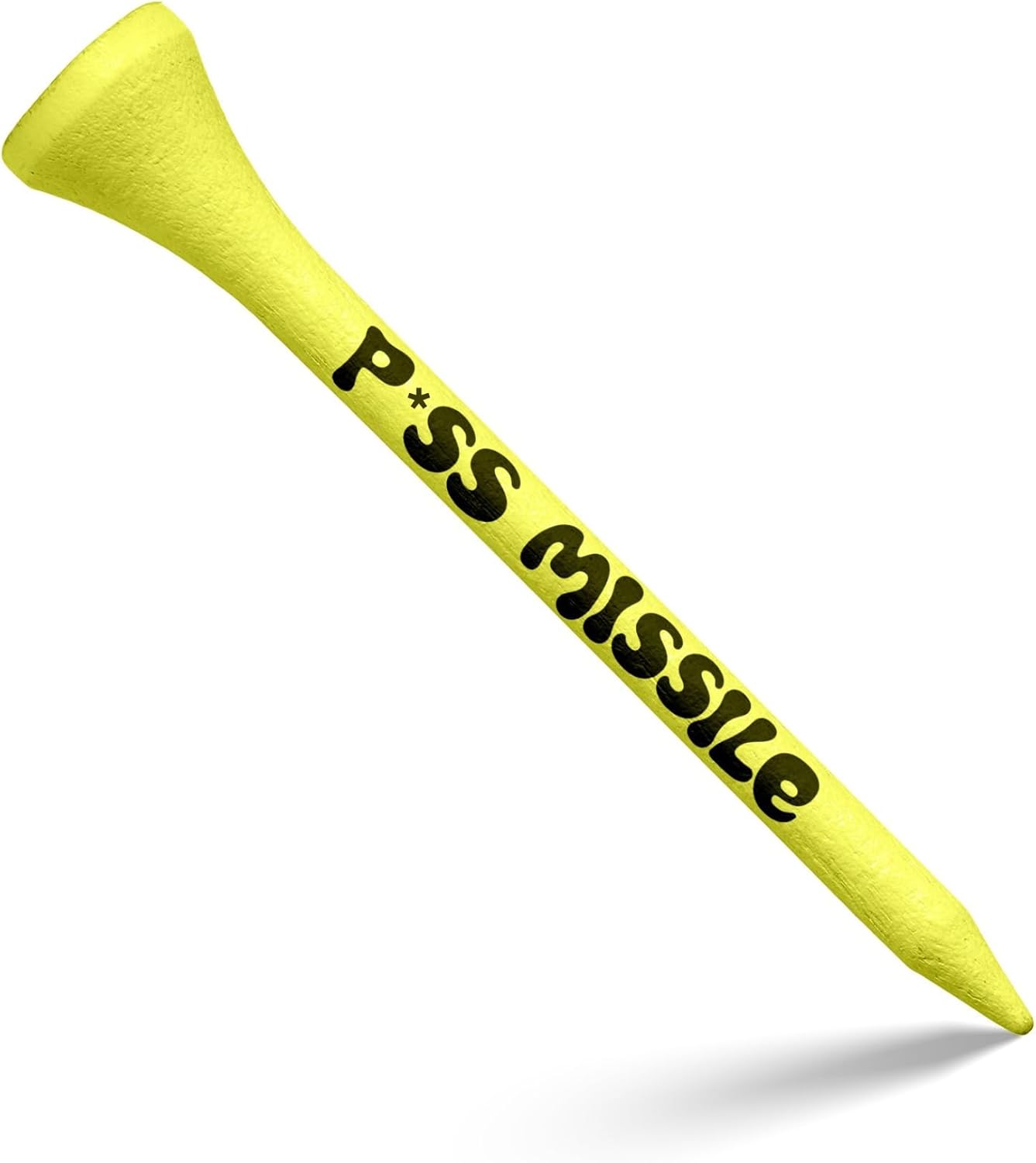 Driver Darts by P*ss Missile, Premium Bamboo Wood Golf Tees, 18 Count, 3.25 (83mm) Tee Length - Iconic Packging Style and Cool Organization - Fun Gift Ideas for Golfers