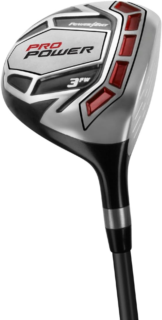 Powerbilt Pro Power Complete Golf Set for Men with Stand Bag, Right and Left Handed