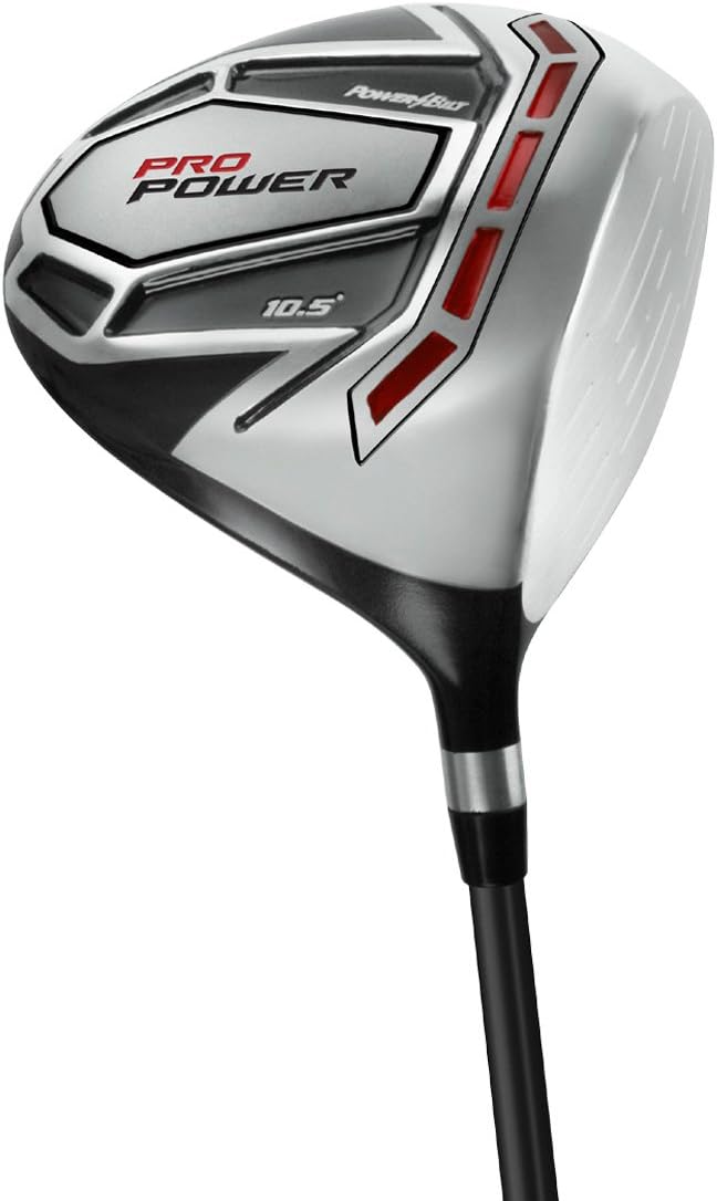 Powerbilt Pro Power Complete Golf Set for Men with Stand Bag, Right and Left Handed