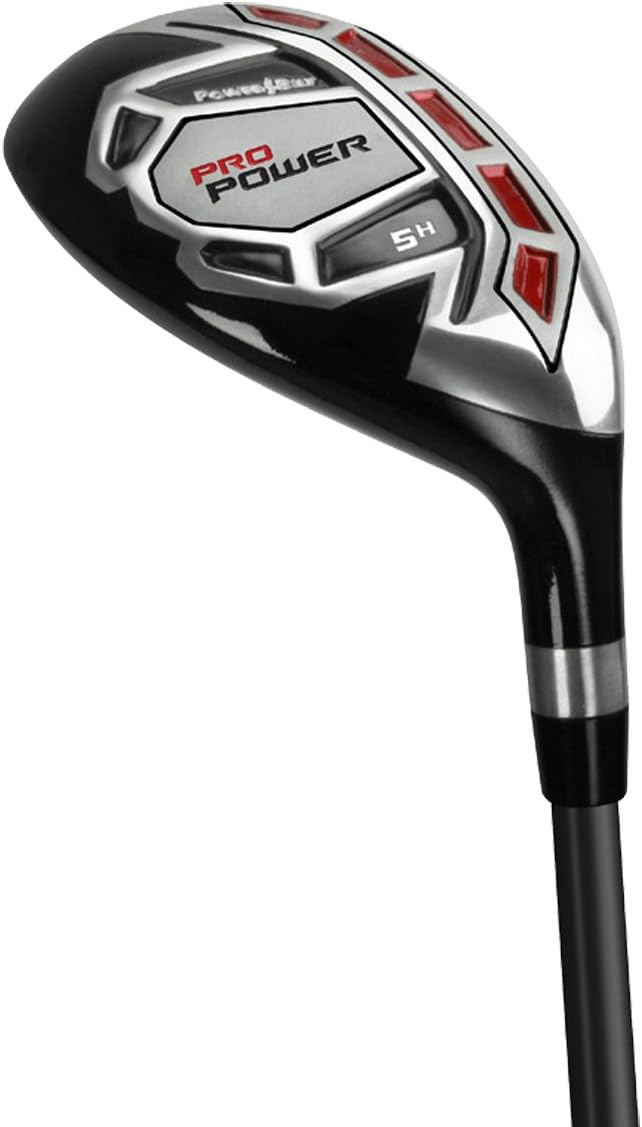 Powerbilt Pro Power Complete Golf Set for Men with Stand Bag, Right and Left Handed