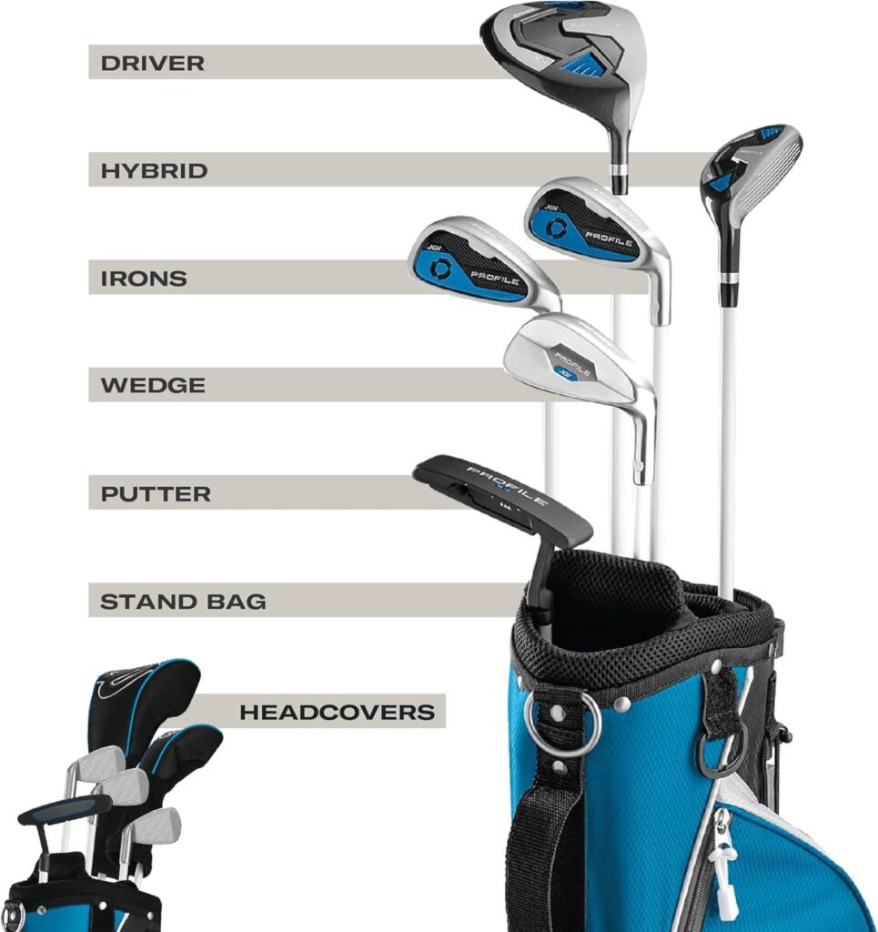 Wilson Junior Profile JGI Complete Golf Club Package Set - Stand Bag